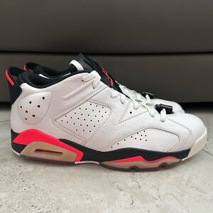 Jordan 6 Retro Low "Infrared 23" Sneaker Size 11.5 Men